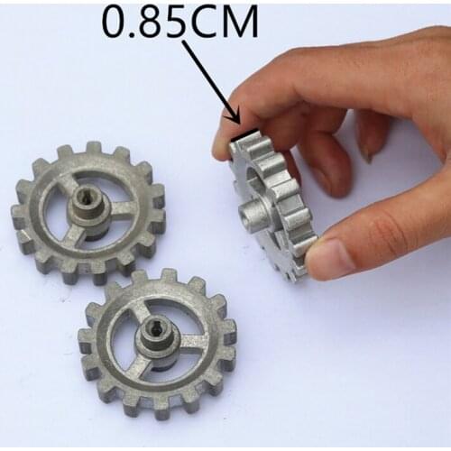 Hot 6PC Automatic Revolving Useful Mini Replacement Heat Resistant Aluminum Barbecue Frame Gear Durable Hardware