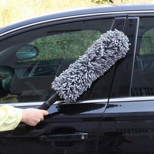 Car Dust Cleaner 360 Degree Multifunction Cleaning Telescopic Handle Brush Microfiber Duster Household Dusters for Cleaning Dust