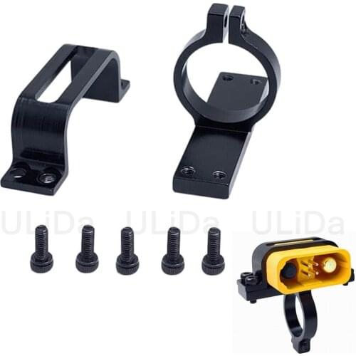 2Pcs 20mm Tube Holder AS150U Plug Aluminum Fixed Seat Mount Bracket Support Base for RC Agriculture Plant Quadcopter UAV Drone