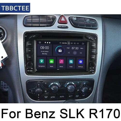 For Mercedes Benz SLK Class R170 1996~2004 Android radio bluetooth GPS Navigation WIFI Stereo video Car Multimedia Player Map