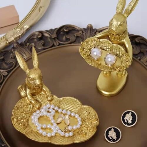 European retro rabbit photo prop ornaments decorative photography small creative jewelry shooting background