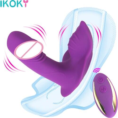 Dildo For Anal Vagina Sex Toys For Women Adults Clitoris Stimulator 9 Modes Wearable Butterfly Vibrator Butt Plug