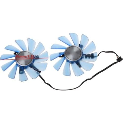 FDC10U12S9-C 85mm 12V 0.45A 4Wire 4Pin VGA Fan Replace Graphics Card Cooling Fan for HIS RX 470 RX474 RX570 Au23 21 Dropshipping