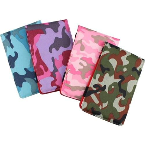 Camouflage Color Golf Scorecard Holder Oxford Cloth Score Notebook Accessories