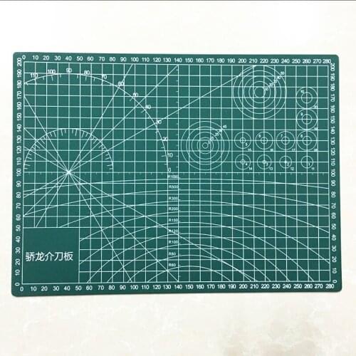 A3/A4/A5 PVC Cutting Mat Durable Self-healing Cut Pad Patchwork Tools DIY Accessory Cutting Plate Dark Green Engraving Board