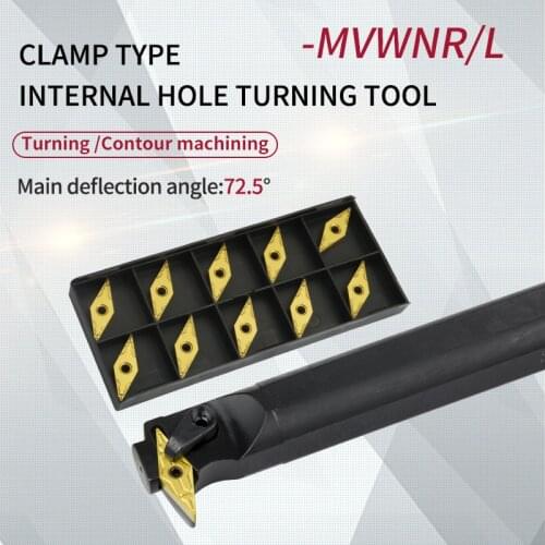 -MVWNR/L Internal Turning Tool Holder S20R-MVWNR16 S32T-MVWNL16 Boring Bar VNMG16 Carbide Inserts Lathe Bar CNC Cutting Tools