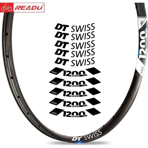 Bike DT XMC1200 wheel set sticker DT XMC1200 mountain rim sticker width 30/35mm MTB bicycle decals