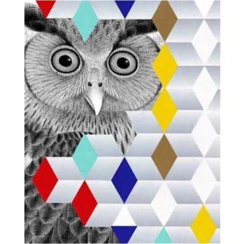 Patch Owl Printed Animal Deal With It Clothes Women Pattern Decoration DIY Fashion FREEDOM Style Large Fabric Biker Patches