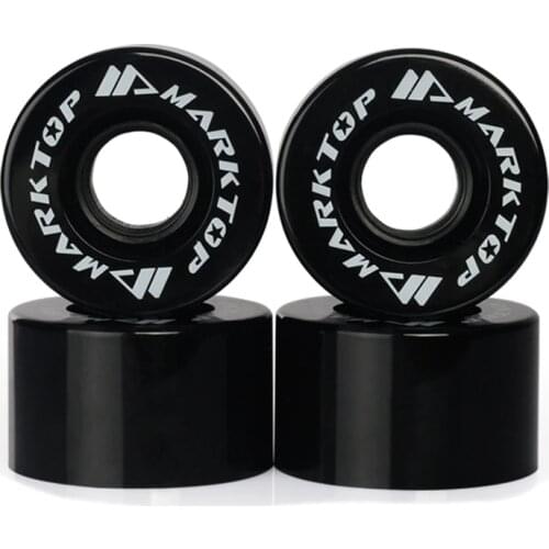 NEW-MARKTOP 4Pcs/Set 78A Skateboard Wheels Pu 55X32mm Wheels Double Rocker Skateboard Parts Man Women Skateboard