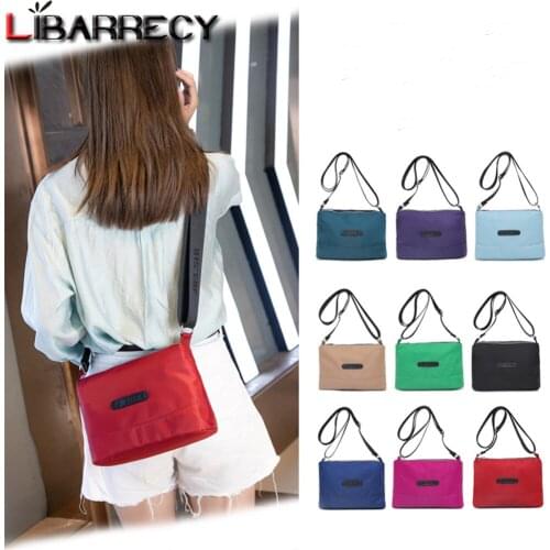 2021 New Solid Color Design Ladies Shoulder Bags High Quality Nylon Casual Women Wallet Multifunctional Womens Messenger Bags