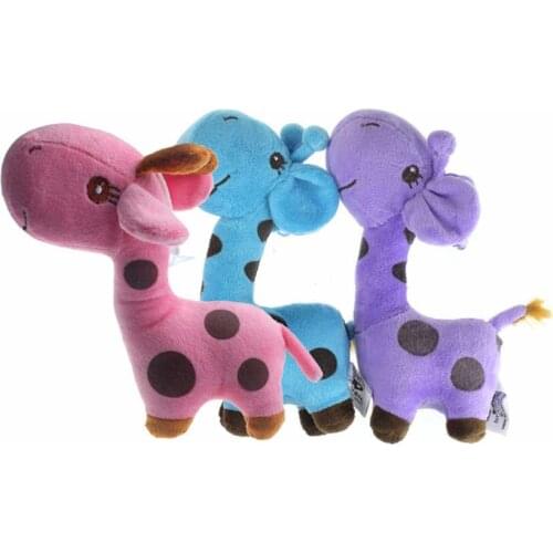 New and high quality Cute Giraffe Dear Soft Plush Toy Animal Dolls Baby Kid Birthday Party Gift gift B0785