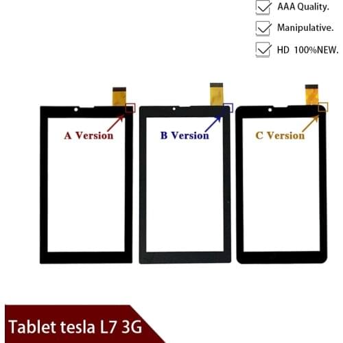 Original New Touch Screen Digitizer 7" Tablet tablet Tesla L7 3G Touch Panel Glass Sensor Replacement Free Shipping