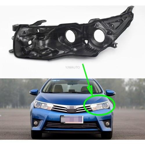 Headlight Base For Toyota Corolla 2014 2015 2016 Headlamp House Car Rear Base Front Auto Headlight Back House