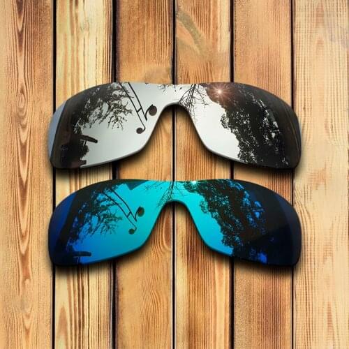 100% Precisely Cut Polarized Replacement Lenses for Antix Sunglasses Chrome & Blue Combine Options