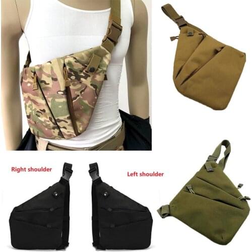 Tactical Mens Chest Bag Camouflage Sling Pack Male Travel Left /Right Shoulder Crossbody Messenger Bag Phone Pouch Accessories