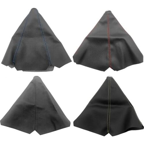 Universal PU Leather Gear Shift Gaiter Automobile Shifter Lever Boot Dust Cover Car Styling Accessories Shift Knob Cover Gaiter