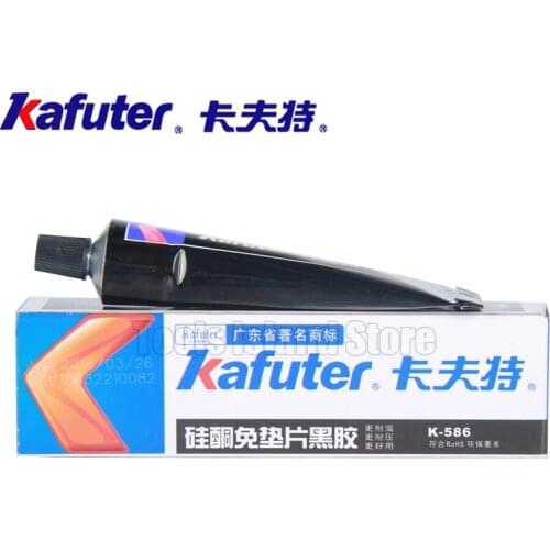 Kafuter high quality 55g K-586 black Waterproof Resistant to oil Resist high temperature sealant