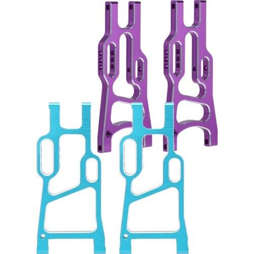 1 Pair 1/10 Aluminum Aolly Rear Lower Arms for RC Car Model