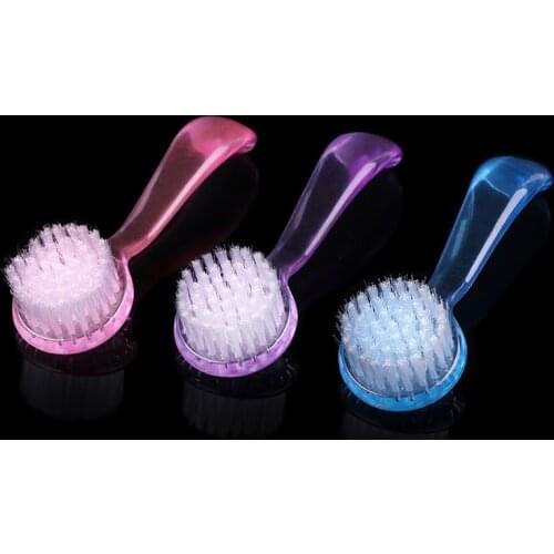 1pc Nail Dust Brush Blackhead Remover Facial Face Skin Care Cleaner Wash Brush Body SPA Scrub Tool