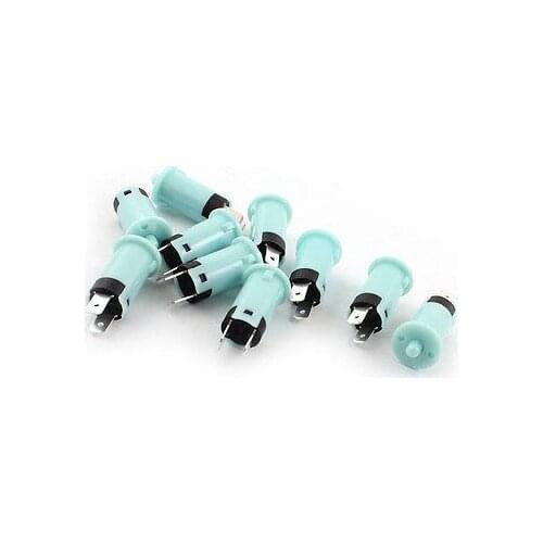 10 Pcs AC250V 1A SPST NO Momentary Blue Plastic Refrigerator Door Light Switch