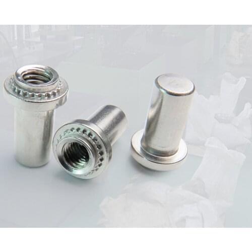 B-M3-1 Blind Nut, carbon steel, zinc, PEM standard self-clinching nuts, in stock