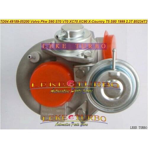 Free Ship TD04HL 49189-05200 49189-05210 49189-05211 Turbo For VOLVO PKW S60 00;S70 V70 XC70 XC90 X-Country T5 S80 2.3L B5234T3