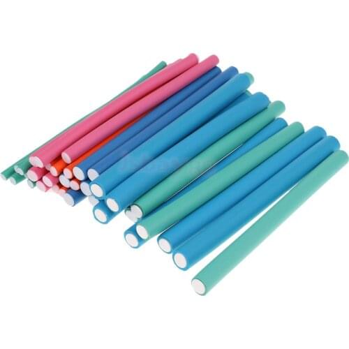 36 Pieces Hair Twist Flex Foam Perm Rods Magic Curls Curlers Rollers Styling Tool