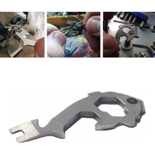 Keychains Stainless Steel Beer Bottle Opener Key King Bottle Opener Multifunctional Mini EDC Tool For Outdoor Supplies