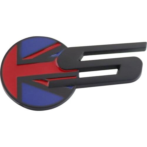Black Red British flag S for XJR XFR XJ XK Fender Trunk Emblem Badge Sticker