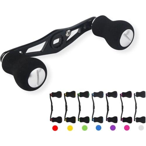 EKfan Length 99mm Hole 8*5mm Aluminum Alloy Fishing Reel Handle & EVA Knob For Bait Casting Fishing Reel parts