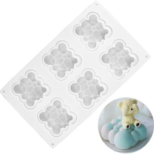Cloud Shape Cake Mold Silicone Cake Decorating Tools For Baking Mousse Chocolate Sponge Food Grade Silicone DIY 6 Hole