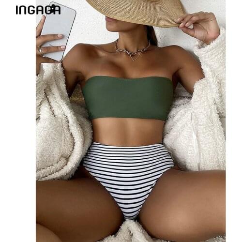 Полосатые купальники INGAGA China At AliExpress