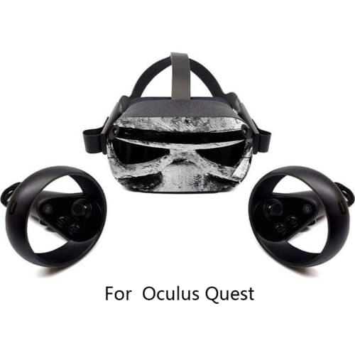 Skin Decals Removable Easy Apply Protective VR Headset Sticker For Oculus- Quest