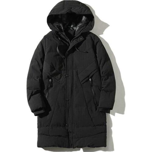 Nice Pop New Fashion Winter Coat Hooded Overcoat Mens Homme Winter Clothing Jacket Thick Warm Windproof Men Clothes Parka