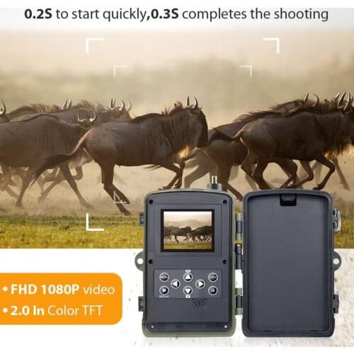 Hunting Camera 4G Band HD Night View Trail Camera for Outdoor Hunting Animal Observation