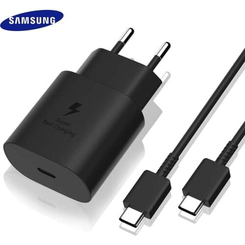Original Samsung S21 S20 5G 25w Charger Surper Fast Charge Usb Type C Pd PPS Quick Charging EU For Galaxy Note 20 Ultra 10
