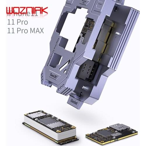 Qianli iSocket 3in1 Motherboard Test Fixture for iPhone X/XS/XSMAX 11 12 Pro Max Logic Board Function Fast Test Holder Tools