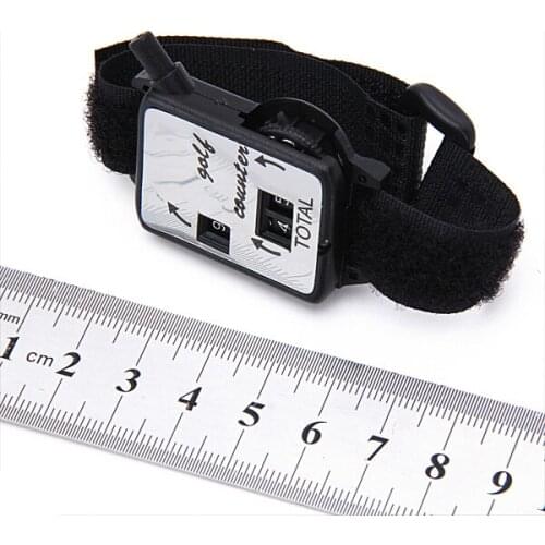 Golf Stroke Counter with a Fasteners Wristband for Easy Carrying
