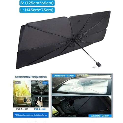 Car Sun Shade Protector Parasol Auto Front Window Sunshade Covers Car Sun Protector Interior Windshield Protection Accessories