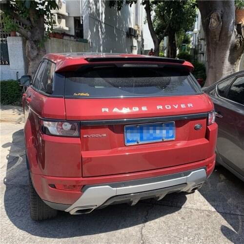 Trunk Spoiler ABS Plastic Car Accessories Rear Tail Wing for Land Rover Range Rover Evoque 2012 13 14