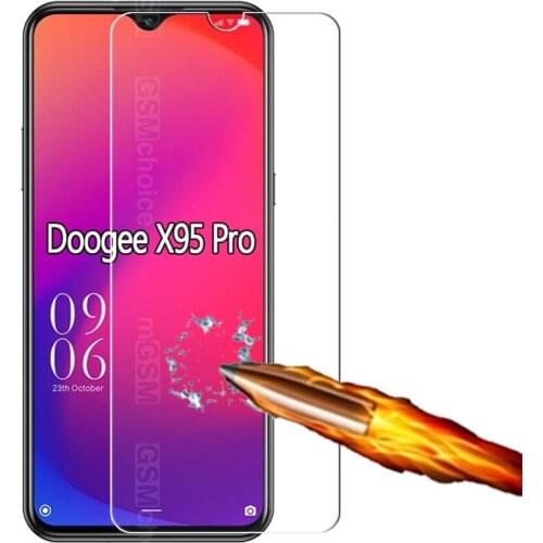 9H 2.5D Tempered Glass For Doogee X95 Pro Cover Phone Front Screen Protector Film On For DoogeeX95 Pro X95Pro Glass