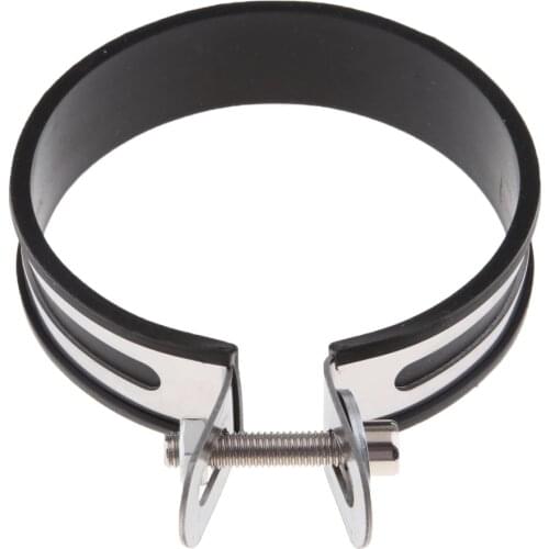 Motorcycle Exhaust Pipe Muffler Holder Clamp Silencer Bracket for 100mm Diameter Motorcycle Exhaust Pipe