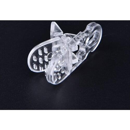 1PCS Transparent ABS Clamp for BTE Hearing Aids Clip Clamp Replacement Prevent Hearing Aid from Falling Nose/Ear Clips