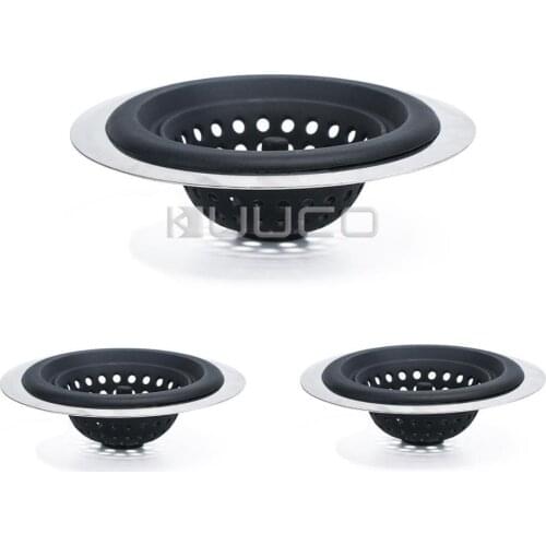 15 PCS/LOT Drain Tool/Gadget/Strainer/Drain Filter/Silicone Sink Strainer/sink Accessories Tool for Kitchen/Bathroom Sinks