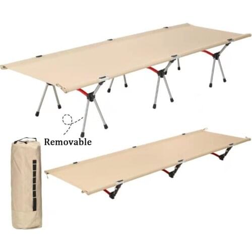 190*65*38CM Folding Office Use 7075 Aluminum Alloy Dual-Purpose Single Person Outdoor Camping Ultra-Light And Portable Bed