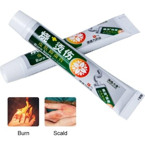 1Pcs Scald Burn Antibacterial Cream Analgesic Ointment Pain Relief Chinese Herbal Moisturizing Wound Care Oil
