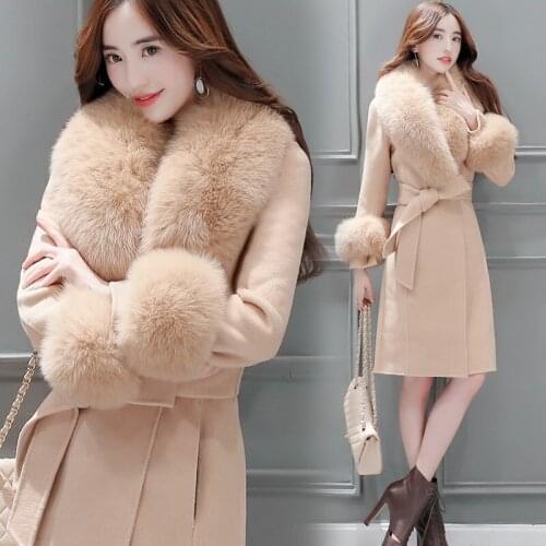 AUSO Women's Coats With Fur