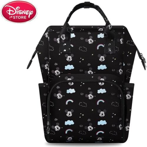 Disney Mommy Baby Care Diaper Bag Baby Organizer Disney Mickey Travel Backpack Stroller Bag Baby Bags for Mom Travel Backpack