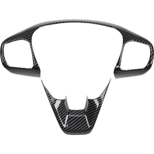 For Ford Bronco 2021 Car Steering Wheel Button Cover Trim Frame Decorator Sticker Accessories, ABS