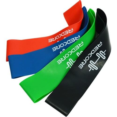 6 Level Resistance Bands Loop Yoga Exercise Workout Fitness Body Legs Arm Abdominal Muscle Training Pilates Natural Rubber Band
